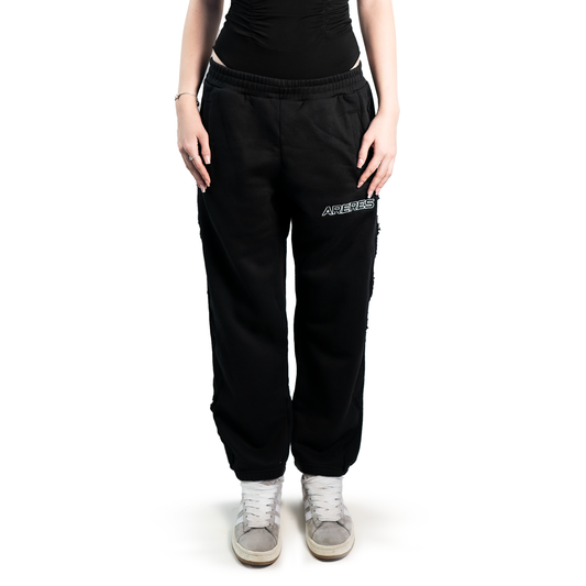 Frayed Jogger - Schwarz